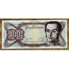 VENEZUELA 1976 BILLETE DE 100 BOLIVARES